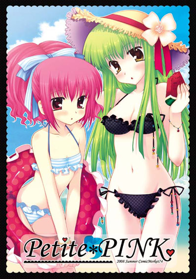 c.c. and anya alstreim (code geass) drawn by araiguma