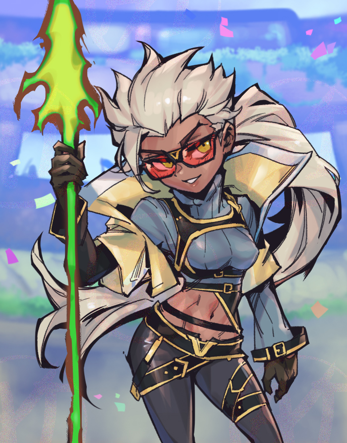 nidalee and soul fighter nidalee (league of legends) drawn by phantom_ix_row