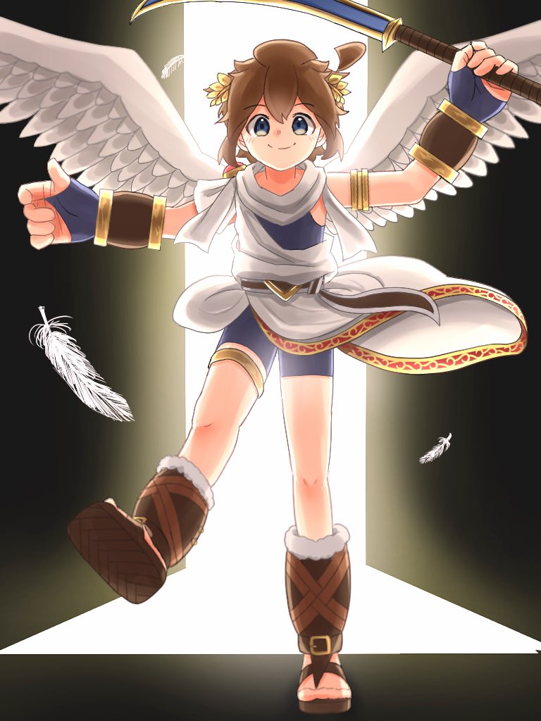 pit (kid icarus and 1 more) drawn by waffuum