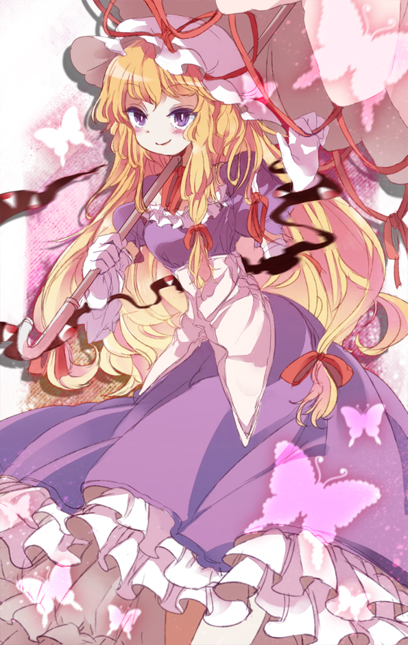 yakumo yukari (touhou) drawn by chachi_(azuzu)