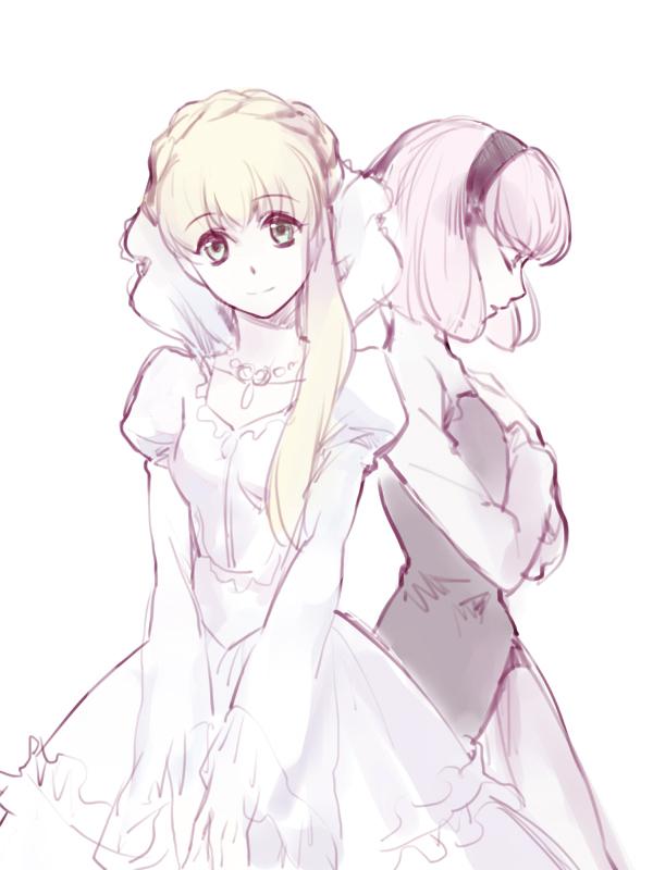 asseylum vers allusia and lemrina vers envers (aldnoah.zero) drawn by kanmuri_(hanyifan30338)