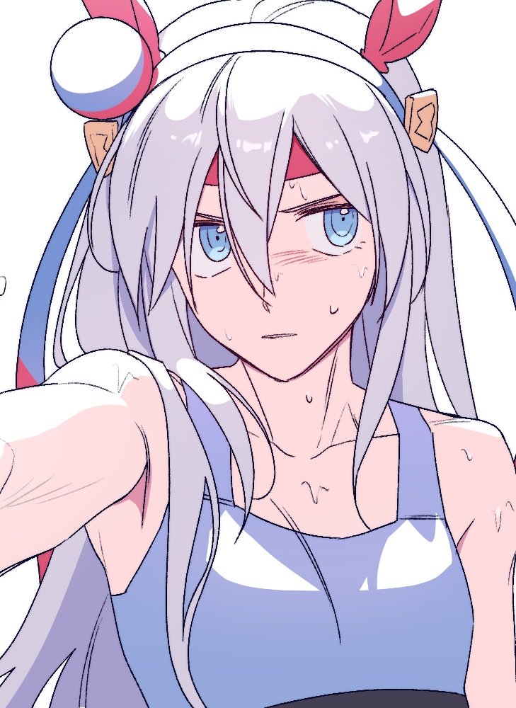 tamamo cross (umamusume and 1 more) drawn by ppppponyparty