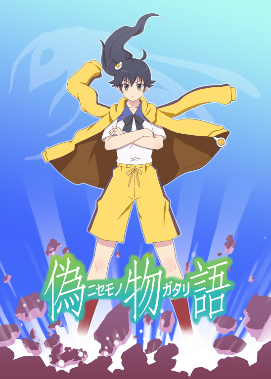 araragi karen (monogatari and 2 more) drawn by fuyube_gin_(huyube)