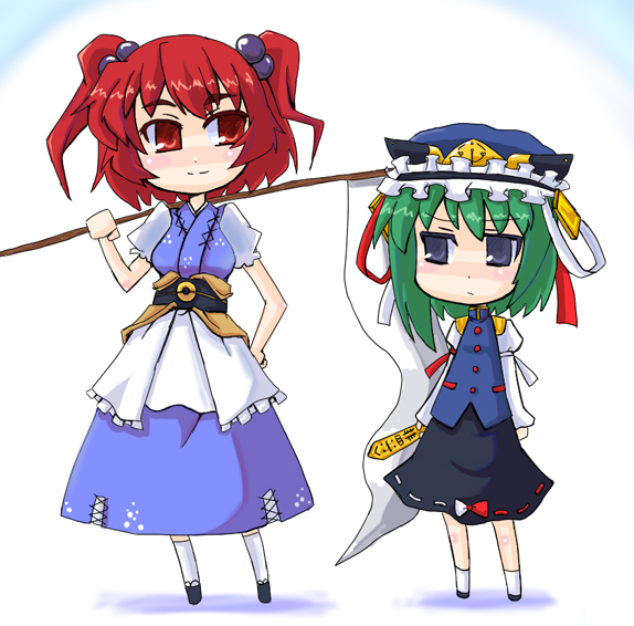 shiki eiki and onozuka komachi (touhou) drawn by nekoyama
