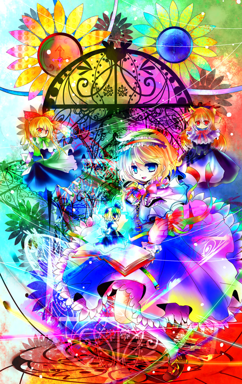 alice margatroid and shanghai doll (touhou) drawn by kazu_(muchuukai)