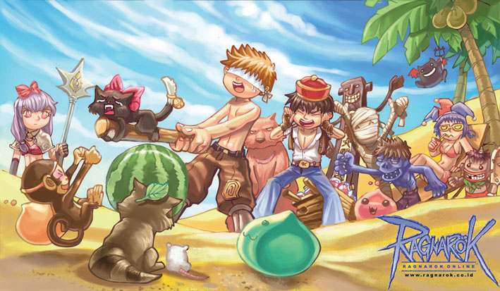 poring, mage, blacksmith, thief, poporing, and 12 more (ragnarok online) drawn by babalisme