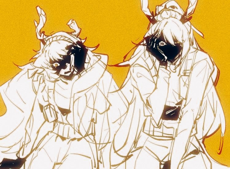 ishmael and hong lu (project moon and 1 more) drawn by jingshenhuanghu
