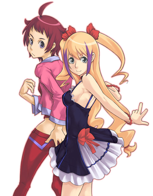 jacqueline baumgold and souya akira (dragonaut) drawn by nabeshiki_(rakuneko_yashiki)
