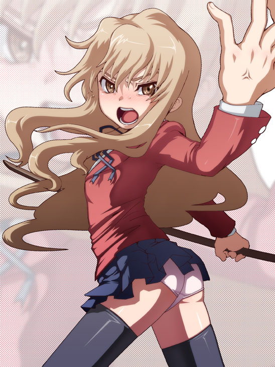 aisaka taiga (toradora!) drawn by caryo and tabigarasu