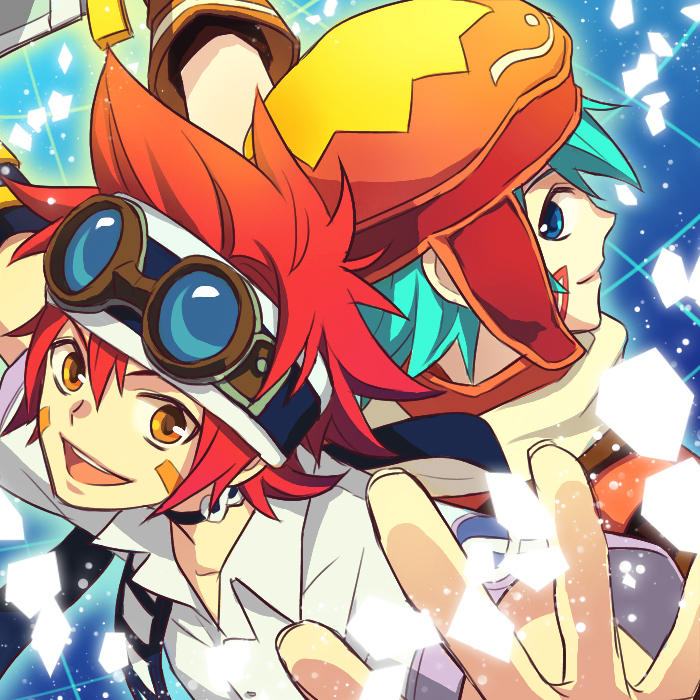 kite and kuryuu tokio (.hack// and 1 more) drawn by rogin_(log-in)