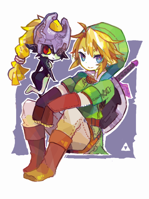 link and midna (the legend of zelda and 1 more)