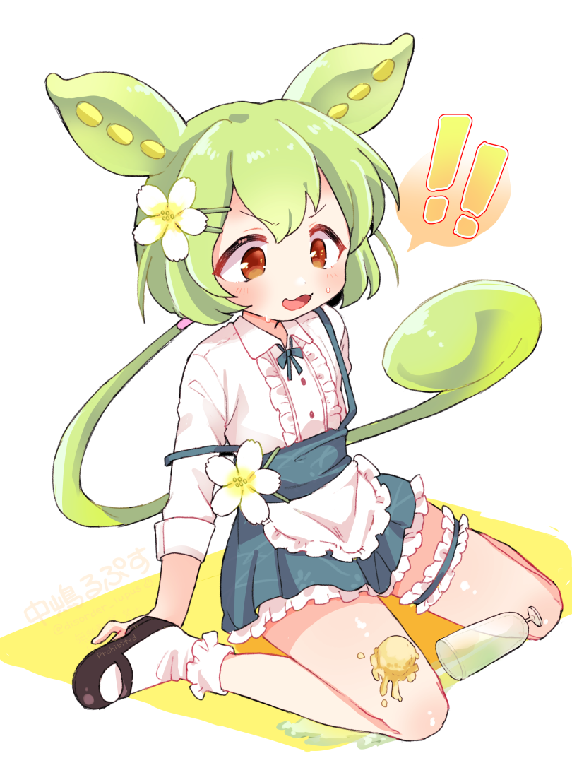 zundamon and waitress zundamon (voiceroid and 1 more) drawn by nakajima_lupus