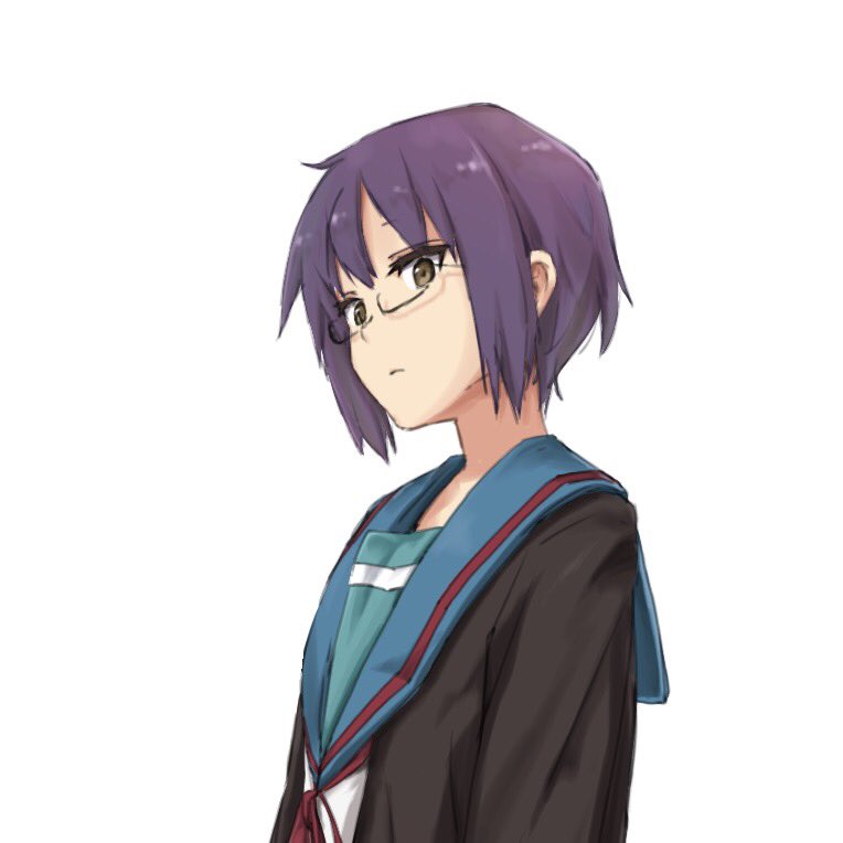 nagato yuki (suzumiya haruhi no yuuutsu) drawn by rauto