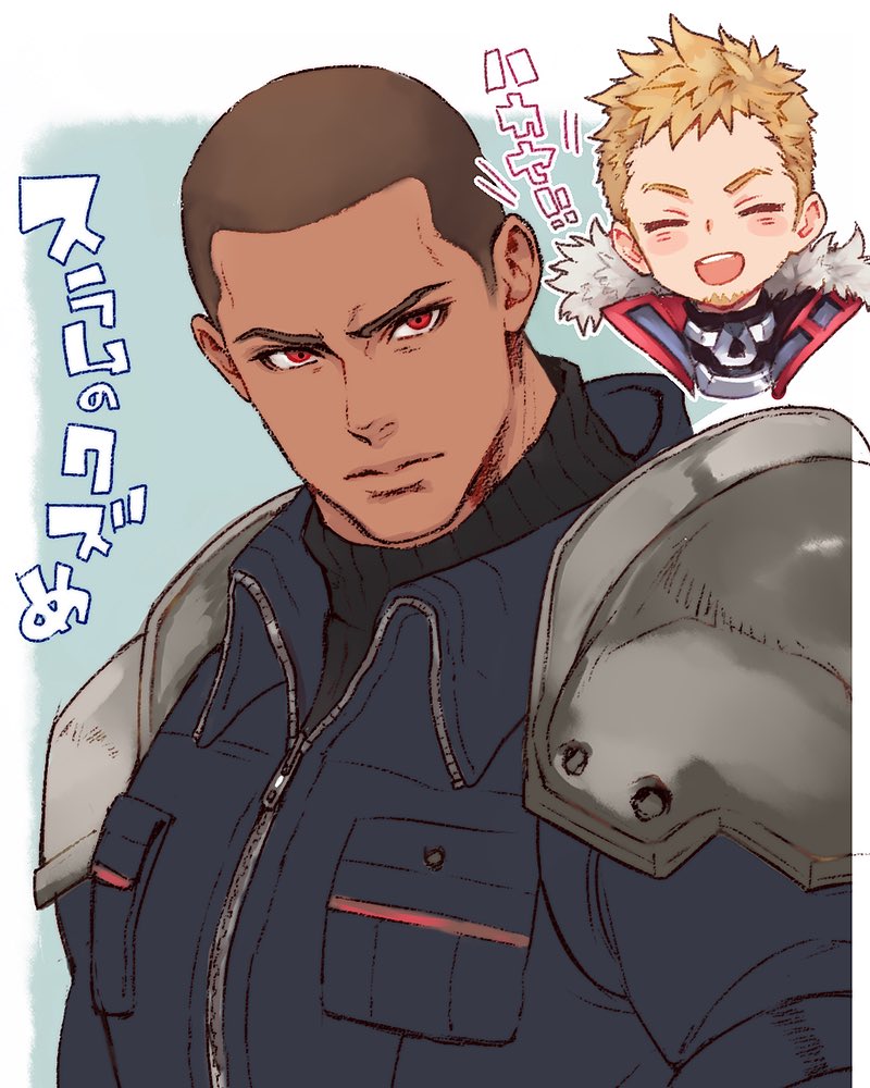 glenn lodbrok and matt winsord (final fantasy and 2 more) drawn by 00rux