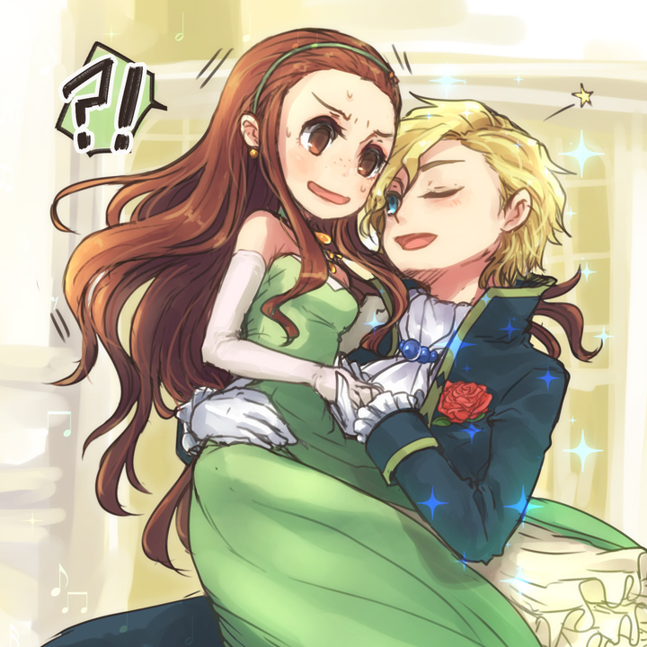 isuzu and lunderhaus cord (log horizon) drawn by mo_(deciliter)