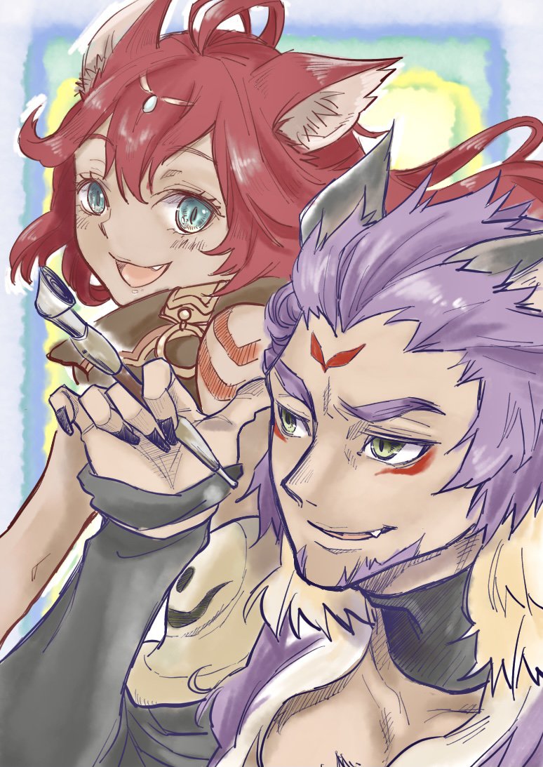 fuuka and murakumo (rune factory and 1 more) drawn by hana_bana07