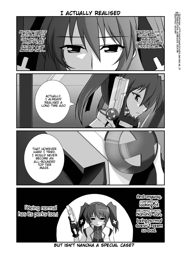 teana lanster and cross mirage (lyrical nanoha and 1 more) drawn by mikage_takashi