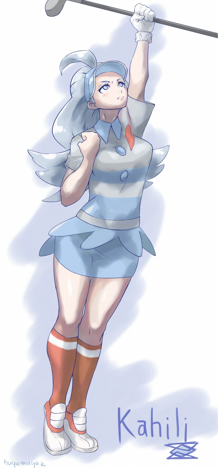 kahili (pokemon and 1 more) drawn by uya_(yurukah)