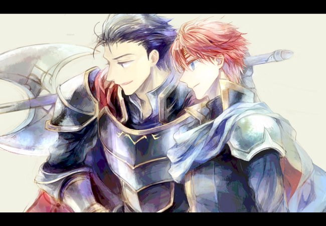 eliwood and hector (fire emblem and 1 more) drawn by kuzumosu