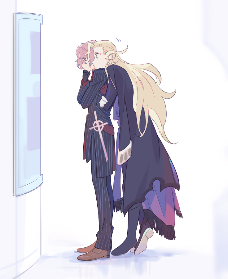 antonio salieri and wolfgang amadeus mozart (fate and 1 more) drawn by me_(mikannu)