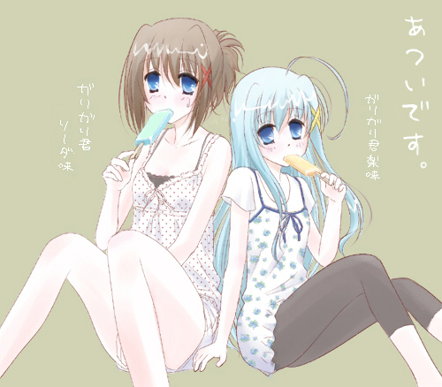 yagami hayate and reinforce zwei (lyrical nanoha and 2 more) drawn by hachikei
