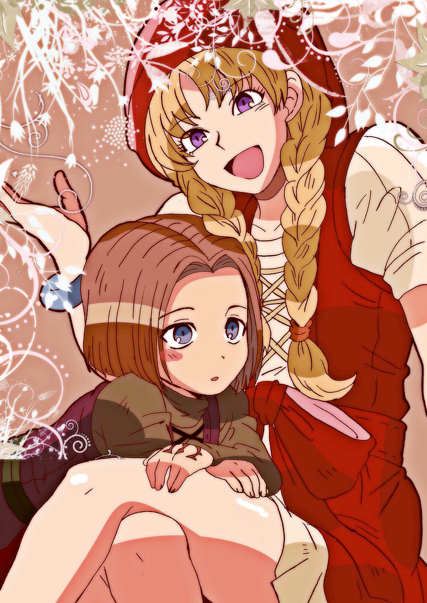 hero and veronica (dragon quest and 1 more) drawn by kiriya_(552260)