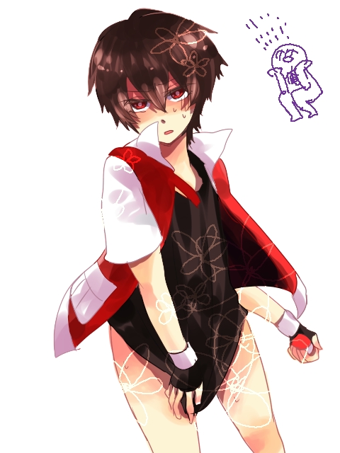 red and pixiv red (pokemon and 1 more) drawn by byebe