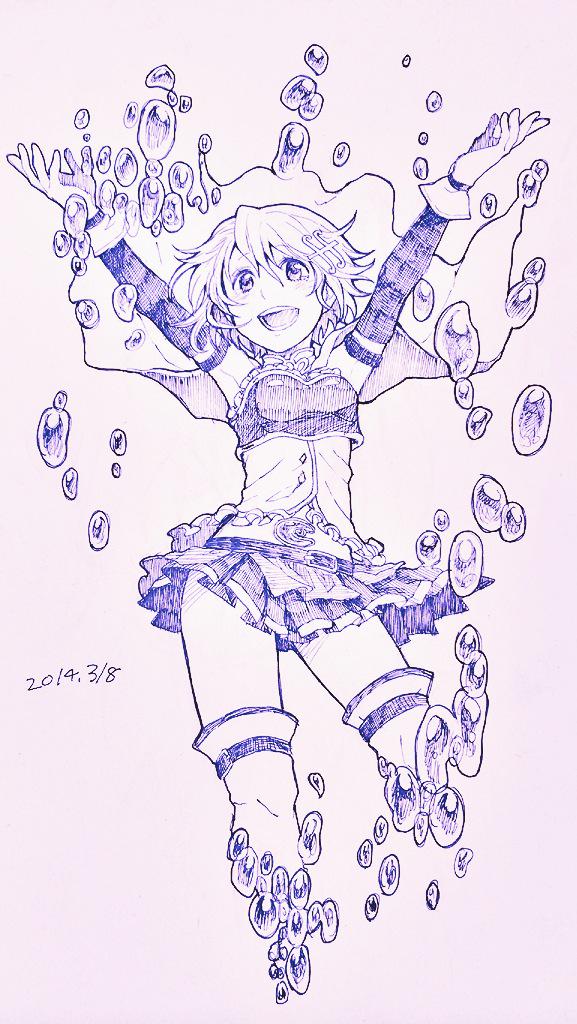 miki sayaka (mahou shoujo madoka magica and 1 more) drawn by aebj