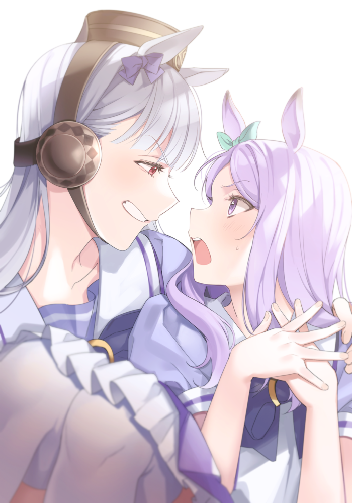 gold ship and mejiro mcqueen (umamusume) drawn by minori_(faddy)