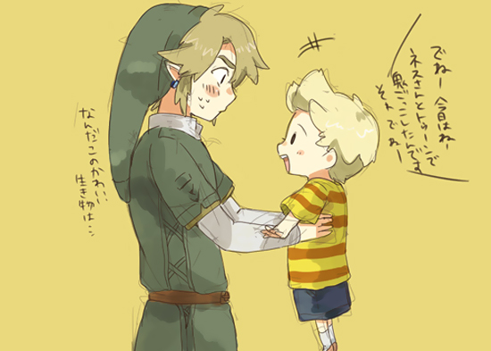 link and lucas (the legend of zelda and 3 more)