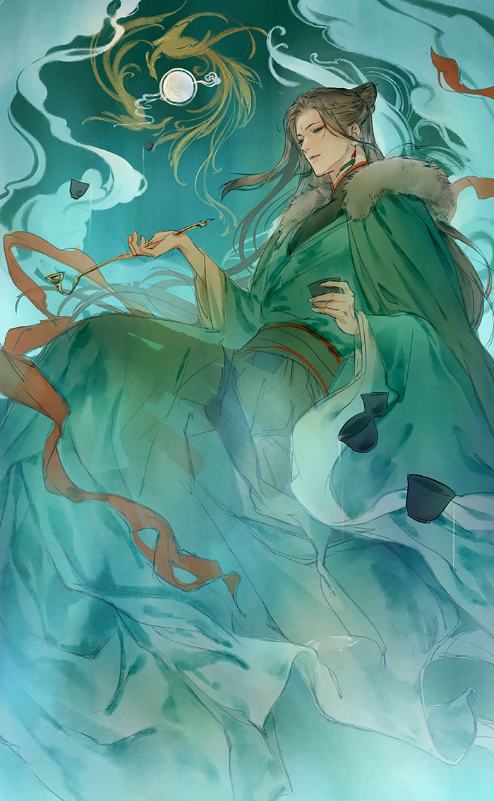 jiang xi (erha he ta de bai mao shizun) drawn by kkcoocool