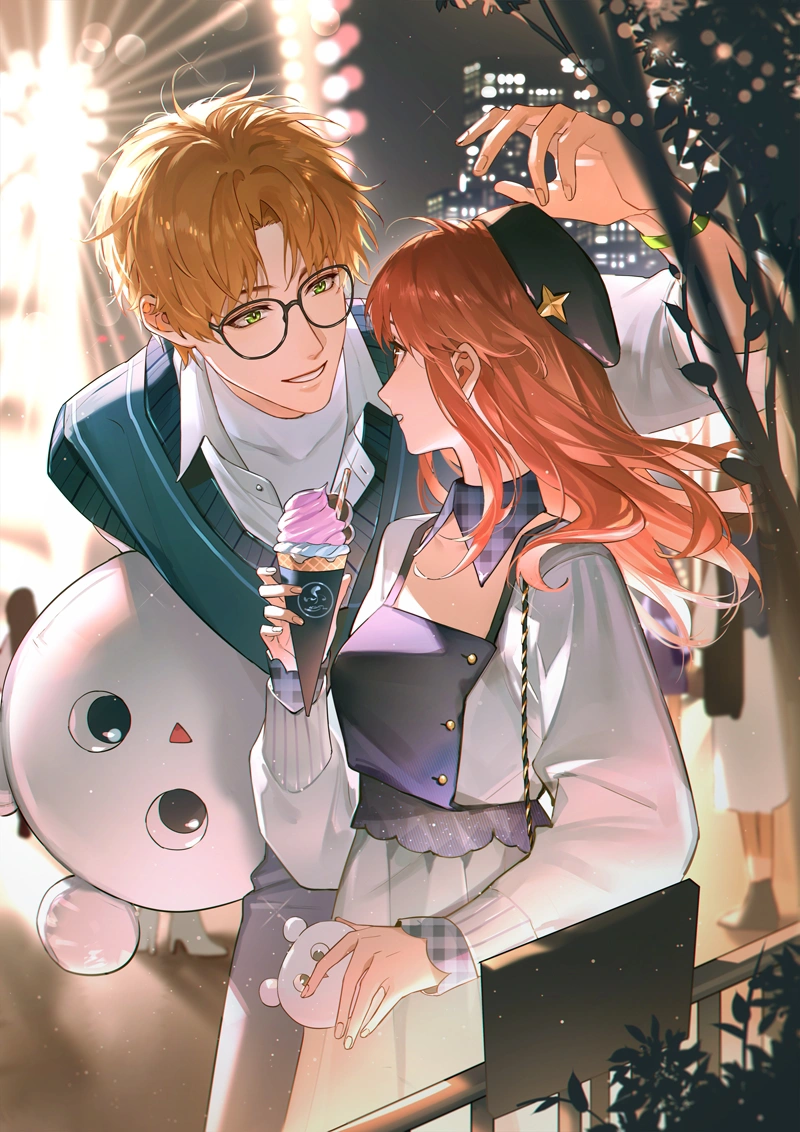 protagonist and xia mingxing (light and night love) drawn by maosen
