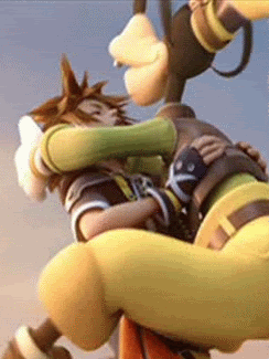 sora and goofy (kingdom hearts and 2 more)