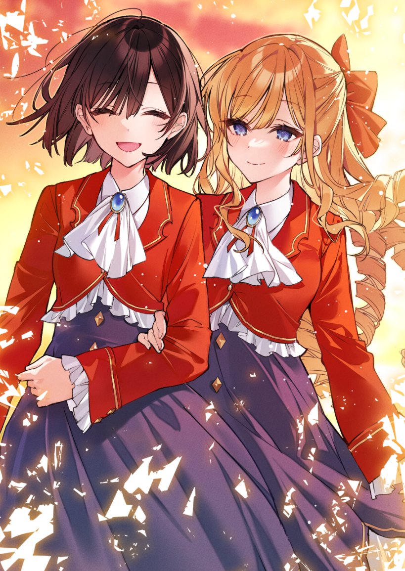 claire francois and rae taylor (watashi no oshi wa akuyaku reijou) drawn by hanagata