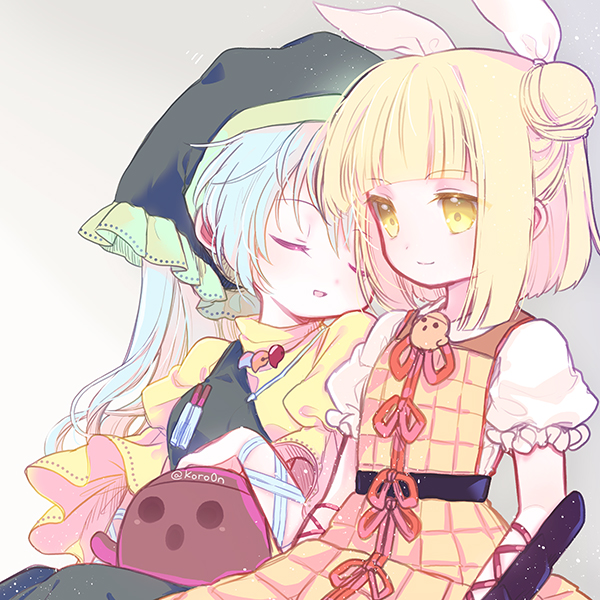haniyasushin keiki and joutouguu mayumi (touhou) drawn by biyon