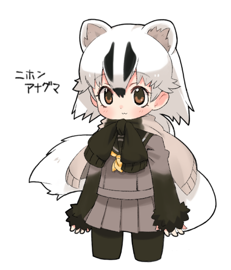 japanese badger (kemono friends) drawn by moru_(monaka)