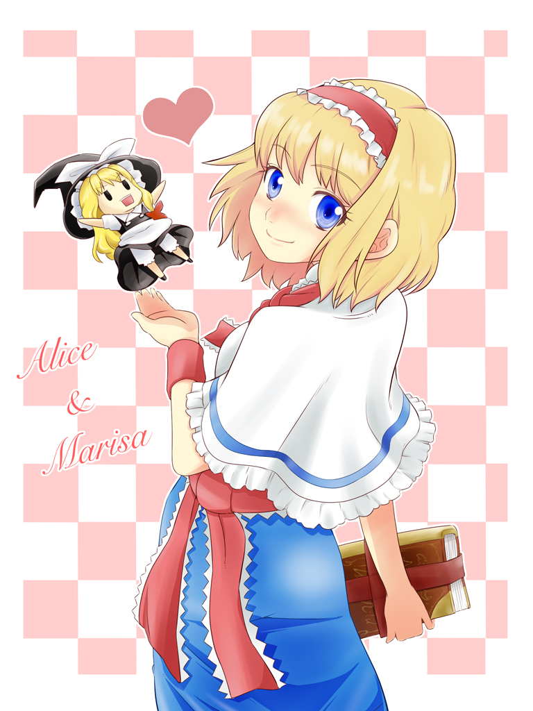 kirisame marisa and alice margatroid (touhou) drawn by uta_(kuroneko)
