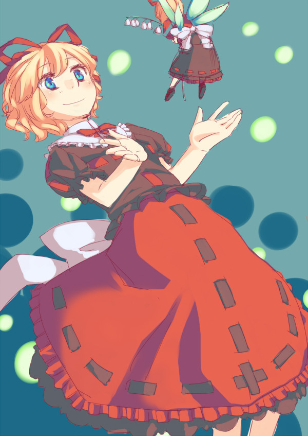 medicine melancholy and su-san (touhou) drawn by takuzui