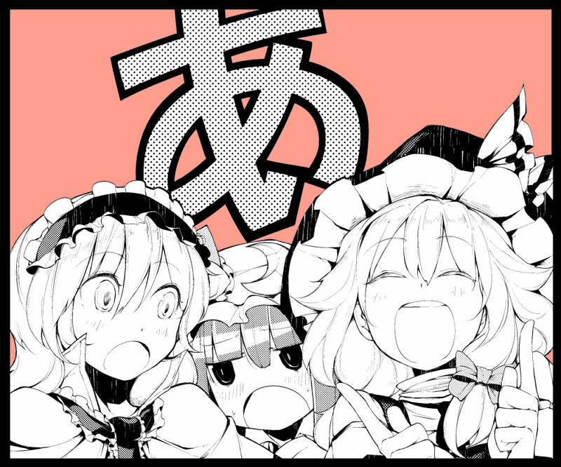 kirisame marisa, alice margatroid, and patchouli knowledge (touhou) drawn by hokuto_(scichil)