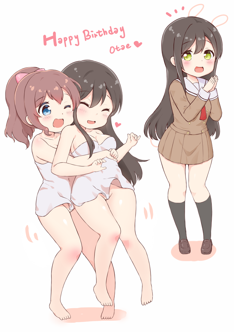 hanazono tae and yamabuki saya (bang dream!) drawn by c8oyk