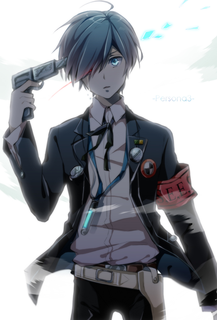 yuuki makoto (persona and 1 more) drawn by shuu_moto