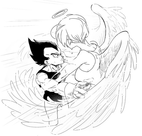 vegeta, bulma, and tsuru hiromi (dragon ball and 1 more) drawn by wan_pluswan