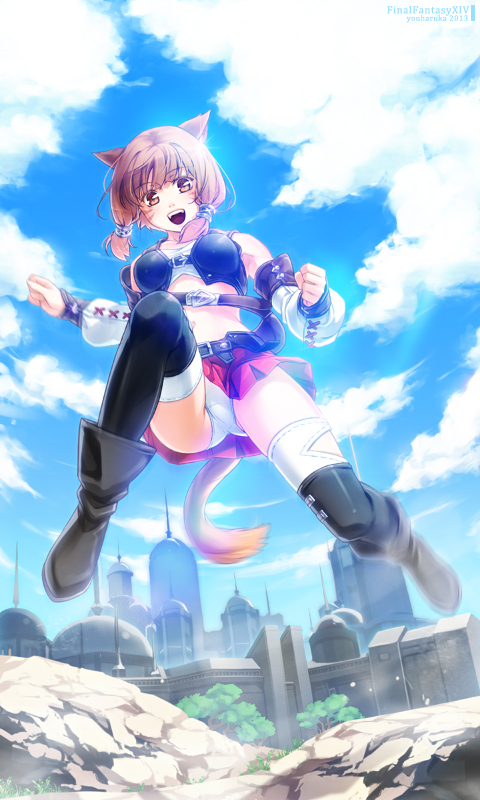 warrior of light (final fantasy and 1 more) drawn by you_haruka