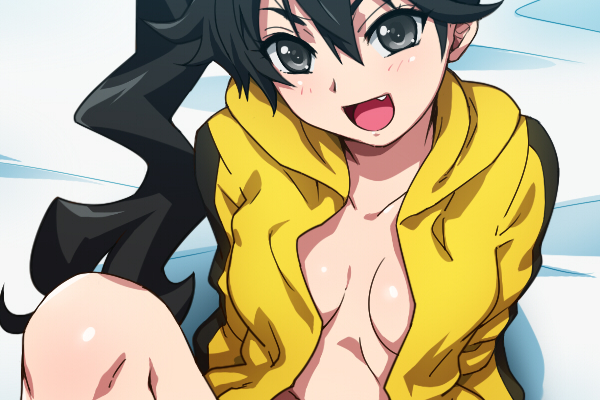 araragi karen (monogatari and 1 more) drawn by hairu
