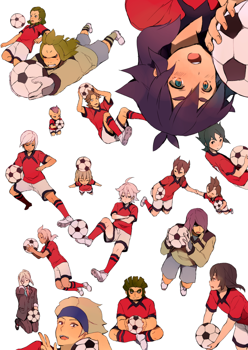 afuro terumi, kishibe taiga, izumi kanaaki, tobisawa mana, taki sousuke, and 12 more (inazuma eleven and 1 more) drawn by tokio_neo