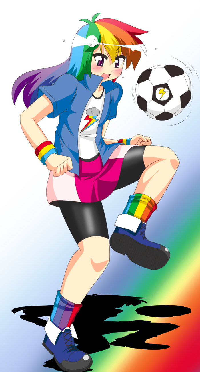 rainbow dash (my little pony and 2 more) drawn by akasode_(tyaramu)