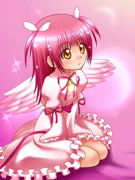 hinamori amu and amulet angel (shugo chara!) drawn by awa