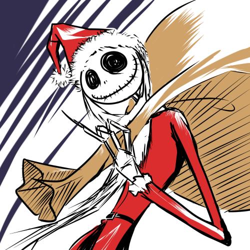 jack skellington (the nightmare before christmas) drawn by monokuro_sai