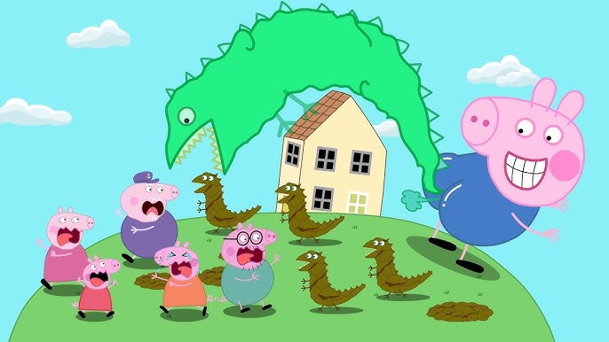 peppa pig, george pig, mummy pig, daddy pig, grandpa pig, and 2 more (peppa pig)