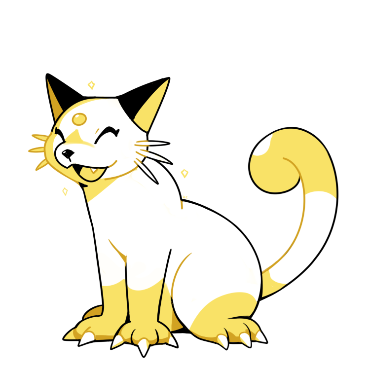 persian (pokemon and 1 more) drawn by rumwik
